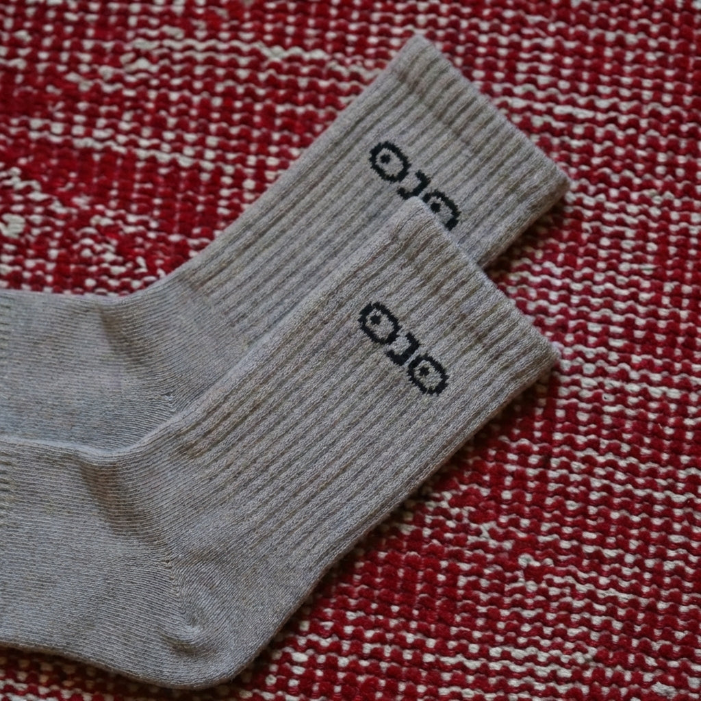Urban Grey Sky Tie-dye Socks