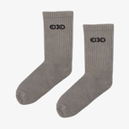 Urban Grey Sky Tie-dye Socks