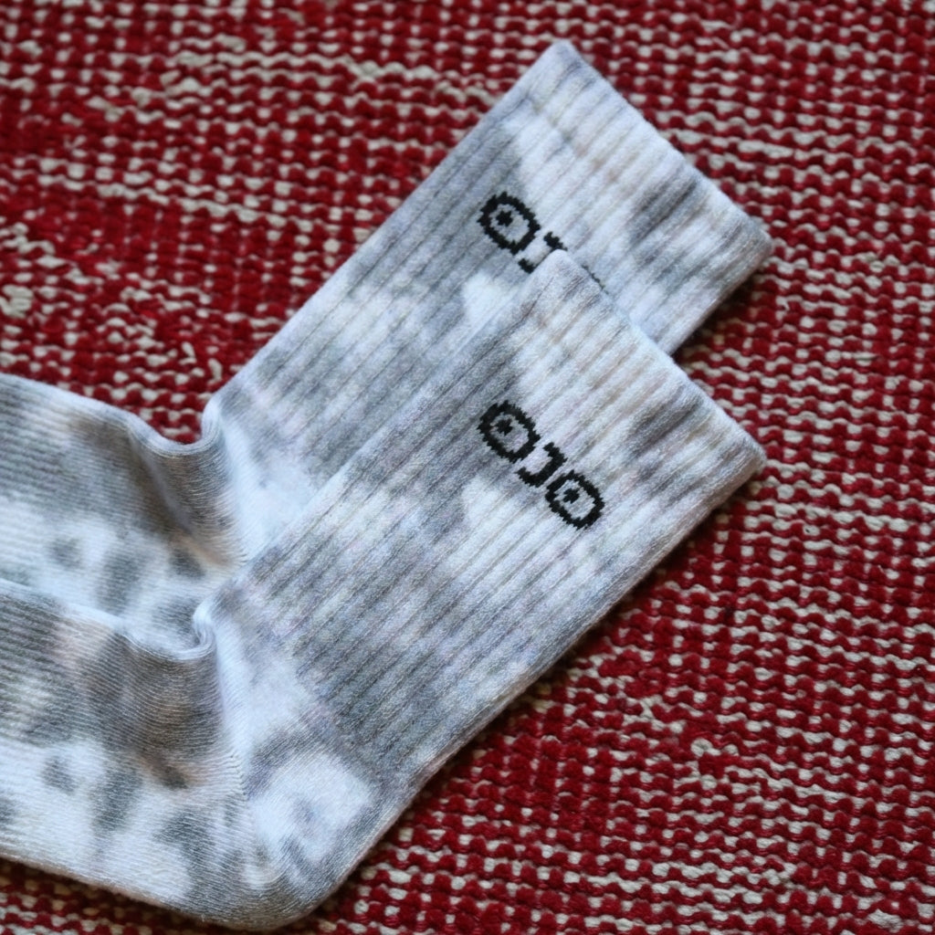 Marble Ash Tie-dye Socks