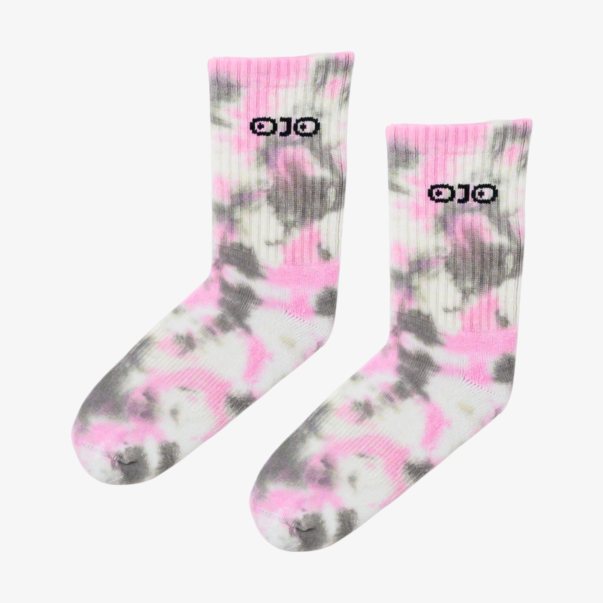 Blush Wash Tie-dye Socks