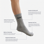 Urban Grey Sky Tie-dye Socks