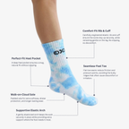 Morning Clouds Tie-dye Socks