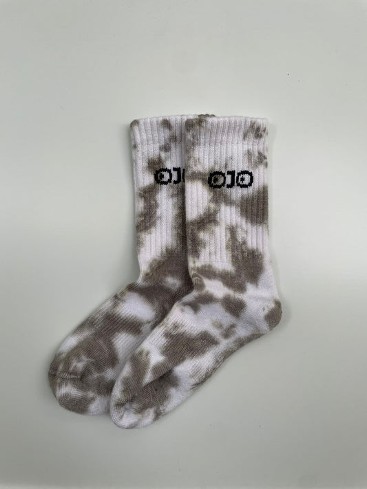 Green Sky Tie-dye Socks